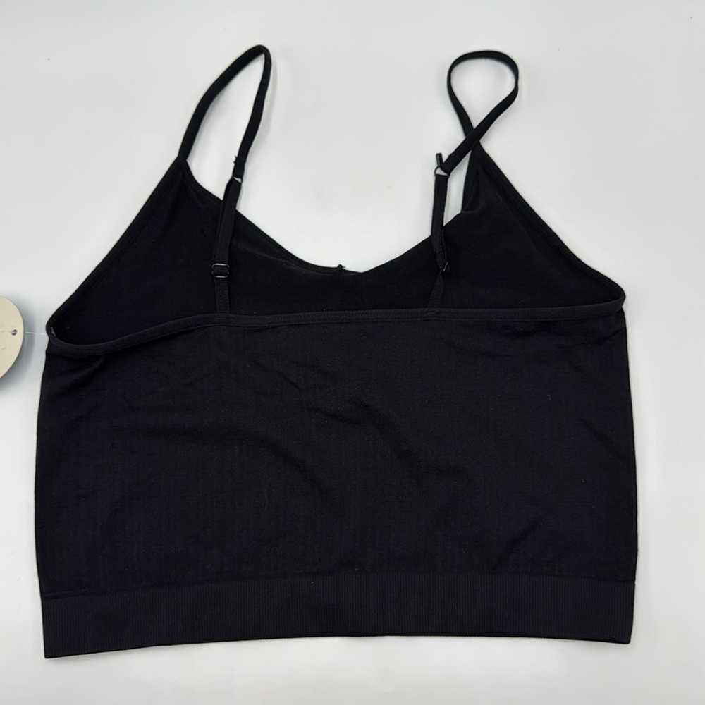 NWT Flirtitude One Shoulder Bralette Size XL Black - Picture 4 of 8